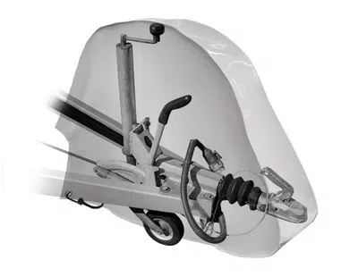 75cm x 60cm x 10cm (für gebremste Deichseln)