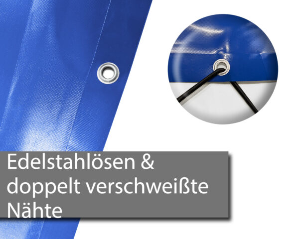 Ovale aufblasbare Poolplanen