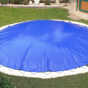 Runde Poolplane 160 X 30 Cm – Aus Oxford-Gewebe, Blau, Mit Kordelzug