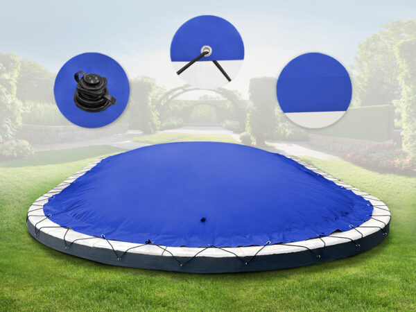 Ovale aufblasbare Poolplanen
