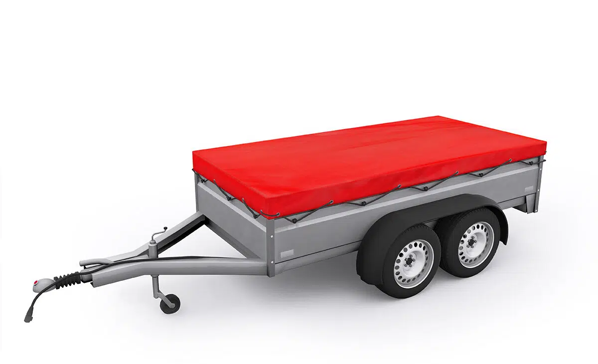 Flachplane pvc anhängerplane