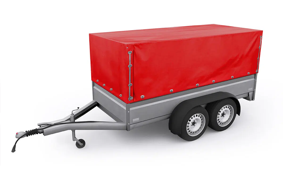 Hochplane pvc anhängerplane