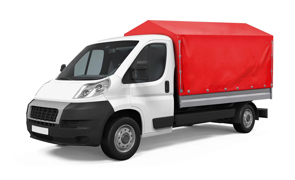 Pritschenwagen spitzdach Plane pvc