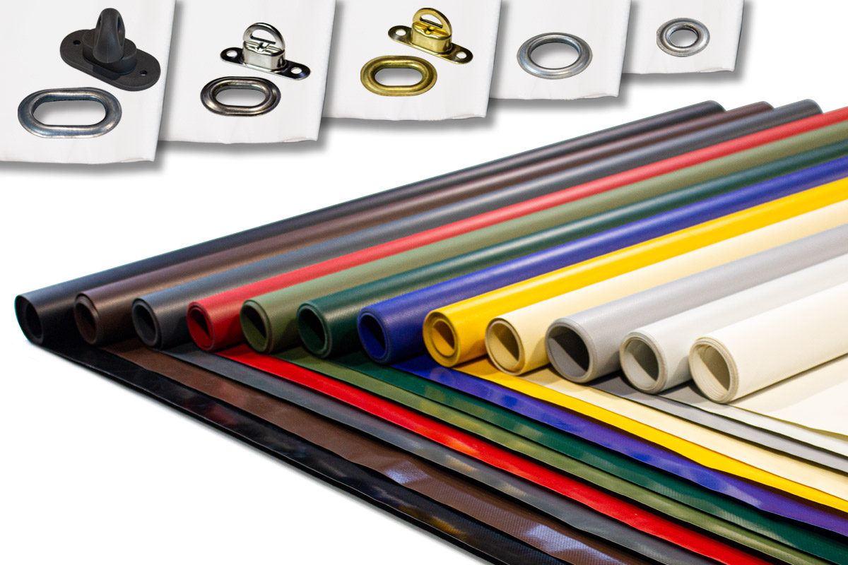 7,20 €/m² PROFI LKW PLANE PVC in 650 g/m² viele Maße und Farben zur Auswahl NEU 