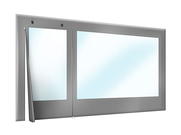 PVC Plane Terrasse oder Carport mit Tür und Fenstern