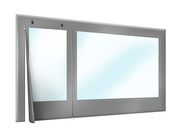 PVC Plane Terrasse oder Carport mit Tür und Fenstern