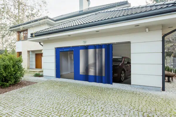 Schiebeplane mit Fenster / mit Tür