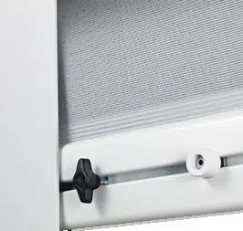 Detailbild einer Schienenführung mit Befestigung