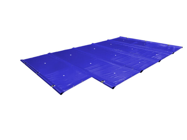 Poolplanen in L-Form (Stangenabdeckung)