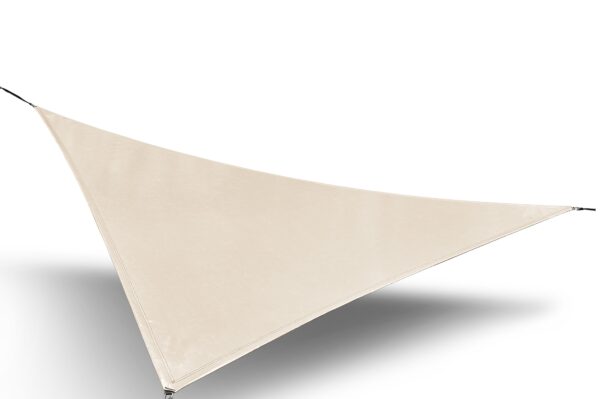 Sonnensegel aus PVC-Planenmaterial (Dreiecksform, Gleichschenklig)