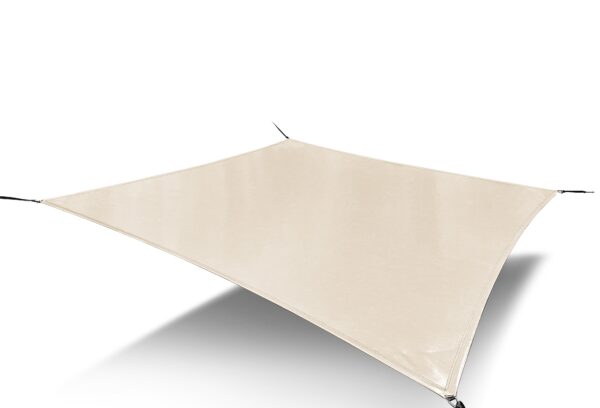 Sonnensegel aus PVC-Planenmaterial (Rechteckform)