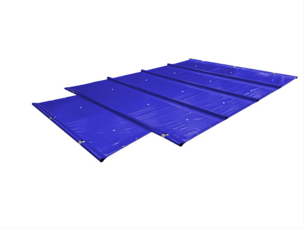Rechteckige Poolplanen + Treppe (Stangenabdeckung)