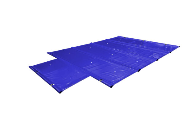 Rechteckige Poolplanen + Treppe (Stangenabdeckung)