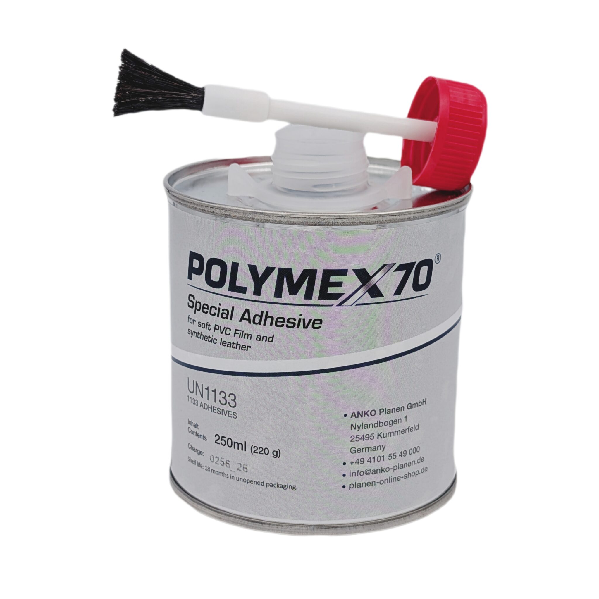 PVC-Kleber - Polymex70 - 250ml Pinseldose