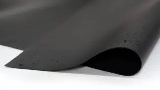 Teichfolie Ecke miti Wassertropfen