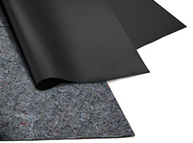 Teichfolie und Teichvlies kleine Stücke