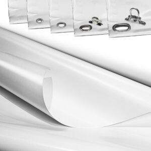 (670g/m²) LKW Plane, PVC Plane - 3m breit - Weiß RAL9010- premium beschichtet